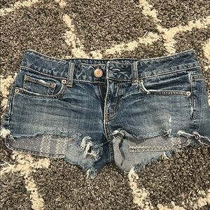Stylish Blue Denim Women's Shorts